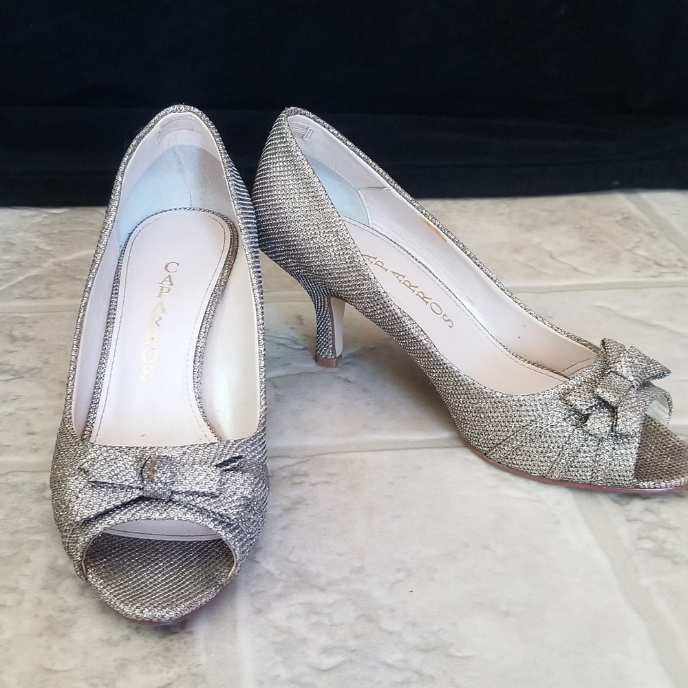 Shimmery Gold Heels